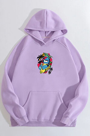 Uyguntarz Unisex Crazy Banana Baskılı Sweatshirt