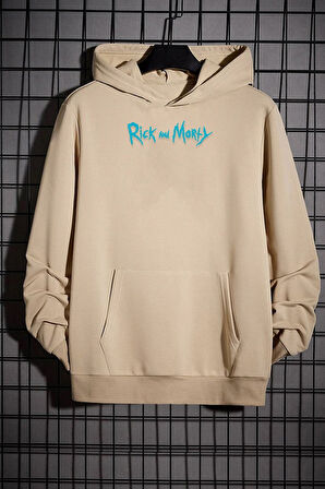 Uyguntarz Unisex Rick and Morty Baskılı Sweatshirt