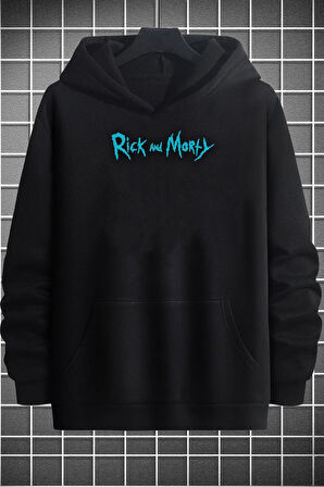 Uyguntarz Unisex Rick and Morty Baskılı Sweatshirt
