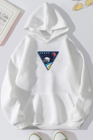 Uyguntarz Unisex Space Baskılı Sweatshirt