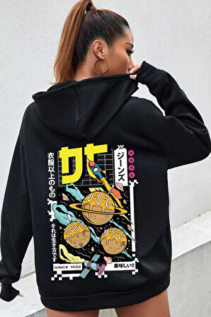 Uyguntarz Unisex Tokoyaki Baskılı Sweatshirt