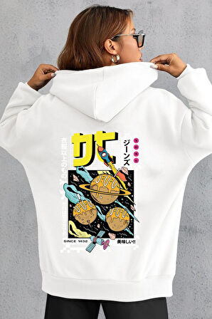 Uyguntarz Unisex Tokoyaki Baskılı Sweatshirt