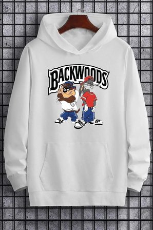 Unisex Backwoods Baskılı Sweatshirt