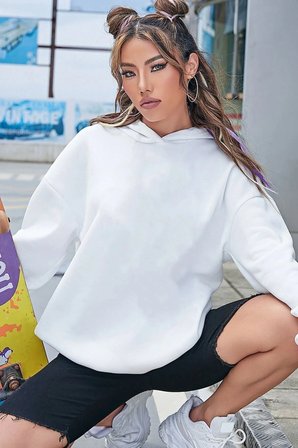 Unisex Yin & Yang Tasarım Sweatshirt