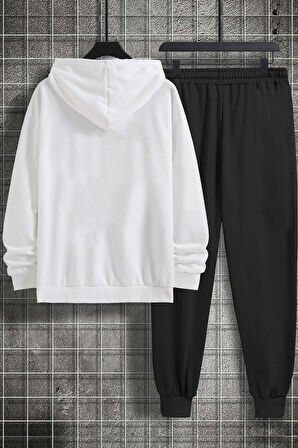 Uyguntarz Unisex Aloha Baskılı Eşofman Takımı