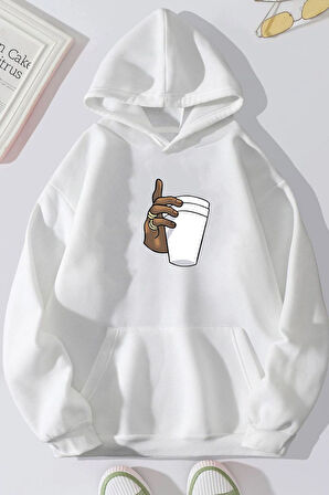 Uyguntarz Dont Tupac Coffee Baskı Sweatshirt