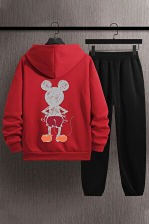 Uyguntarz Unisex Mause Baskılı Eşofman Takımı