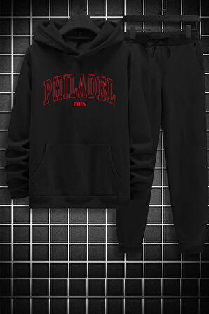 Uyguntarz Unisex Philadelphia Baskılı Eşofman Takımı