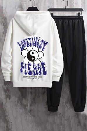 Uyguntarz Unisex Positivity Baskılı Eşofman Takımı