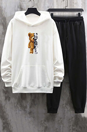 Uyguntarz Unisex Boys Bear Eşofman Takımı