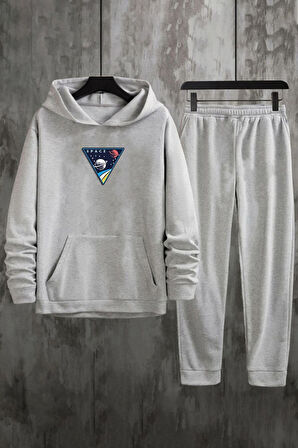 Uyguntarz Unisex Space Baskılı Eşofman Takımı