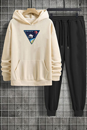 Uyguntarz Unisex Space Baskılı Eşofman Takımı