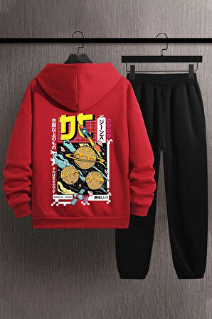 Uyguntarz Unisex Tokoyaki Baskılı Eşofman Takımı