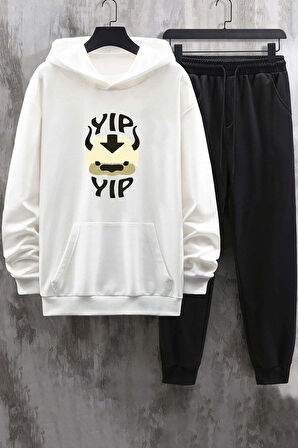 Uyguntarz Unisex YipYip Baskılı Eşofman Takımı