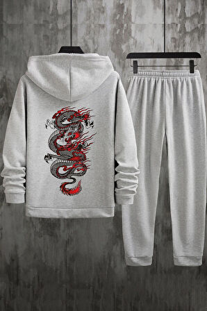 Uyguntarz Unisex Chinesebox Baskılı Eşofman Takımı