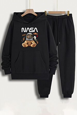 Uyguntarz Unisex Nasabear Baskılı Eşofman Takımı