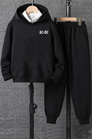 Uyguntarz Unisex AcDc Baskılı Eşofman Takımı