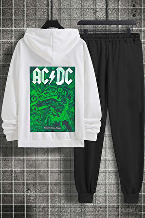 Unisex AcDc Baskılı Eşofman Takımı