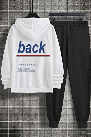 Uyguntarz Unisex Back Sırt Baskılı Eşofman Takımı