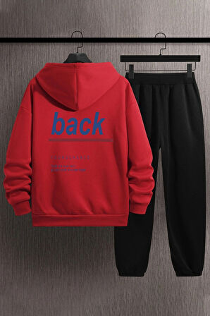 Unisex Back Sırt Baskılı Eşofman Takımı