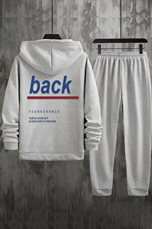 Uyguntarz Unisex Back Sırt Baskılı Eşofman Takımı