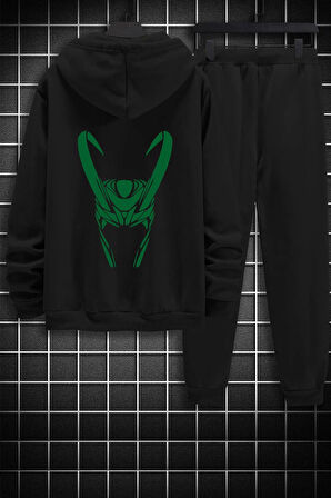 Uyguntarz Unisex Floki Baskılı Eşofman Takımı