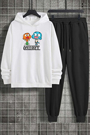 Uyguntarz Unisex Gumball Baskılı Eşofman Takımı