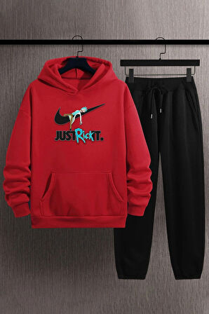 Uyguntarz Unisex Just Baskılı Eşofman Takımı