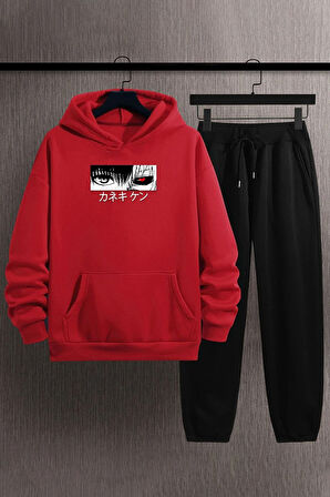 Uyguntarz Unisex Ken Kaneki Baskılı Eşofman Takımı