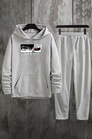 Uyguntarz Unisex Ken Kaneki Baskılı Eşofman Takımı