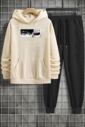 Uyguntarz Unisex Ken Kaneki Baskılı Eşofman Takımı