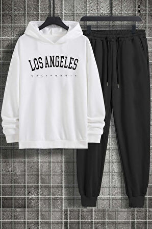Uyguntarz Unisex Los Angles Baskılı Eşofman Takımı