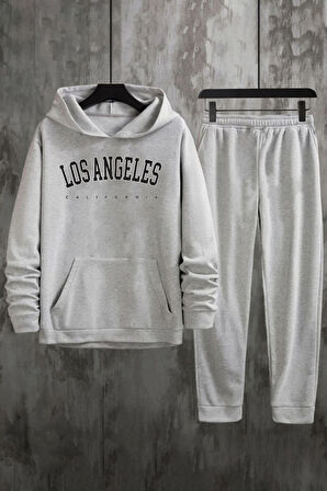 Uyguntarz Unisex Los Angles Baskılı Eşofman Takımı