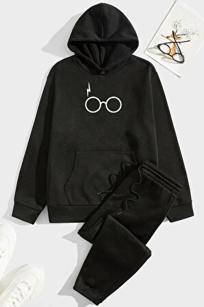 Uyguntarz Unisex Potter Baskılı Eşofman Takımı