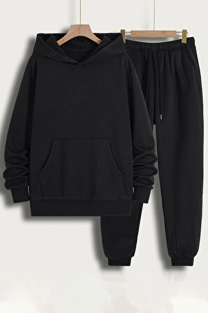 Uyguntarz Unisex Pusula Sırt Baskılı Eşofman Takımı