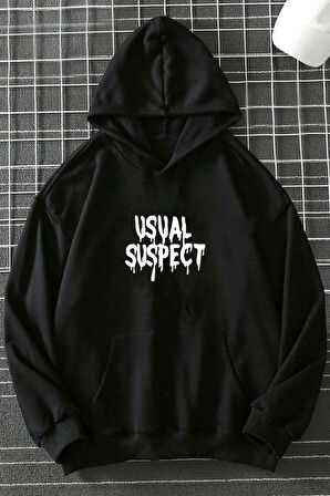 Uyguntarz Unisex Suspect Baskılı Sweatshirt