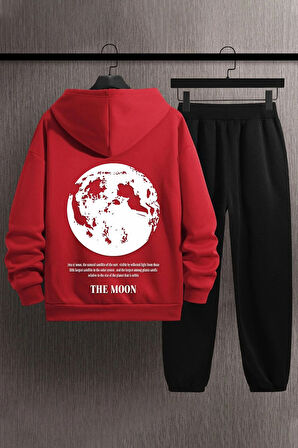 Uyguntarz Unisex The Moon Baskılı Eşofman Takımı