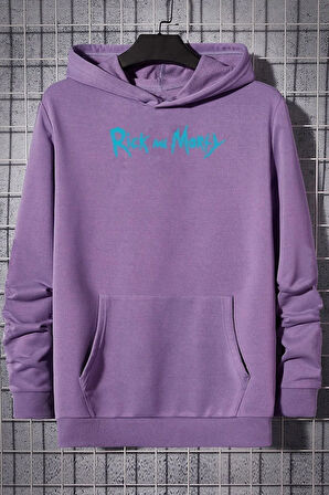 Unisex Rick And Morty Baskılı Sweatshirt