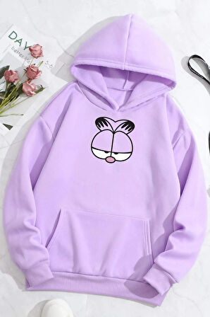 Unisex Garfield Baskılı Sweatshirt