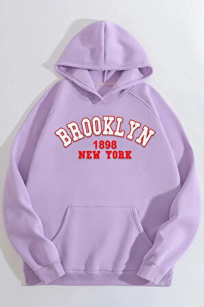 Brooklyn Baskılı Sweatshirt