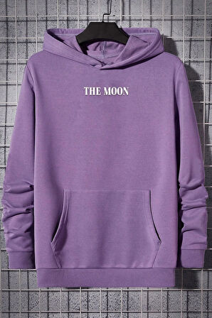 Unisex The Moon Baskılı Sweatshirt