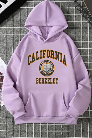 Unisex California Baskılı Sweatshirt