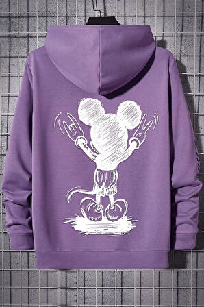 Unisex Usual Suspect Sırt Baskılı Sweatshirt