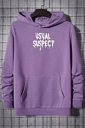 Unisex Usual Suspect Sırt Baskılı Sweatshirt