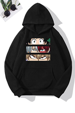 Uyguntarz Unisex Makima Hugging Denji Baskılı Sweatshirt