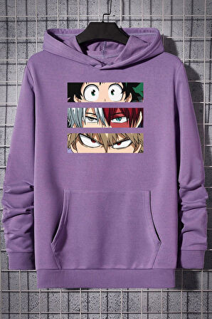 Uyguntarz Unisex Makima Hugging Denji Baskılı Sweatshirt