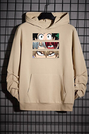 Uyguntarz Unisex Makima Hugging Denji Baskılı Sweatshirt