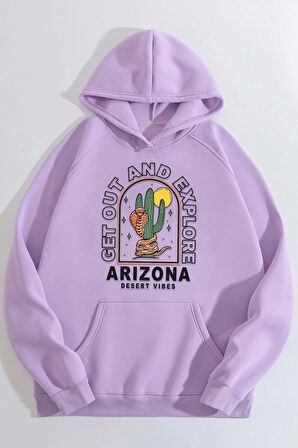 Unisex Arizona Baskılı Sweatshirt