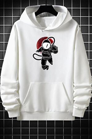 Uyguntarz Unisex Astronot Baskılı Sweatshirt