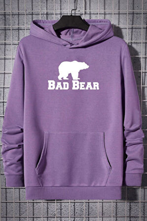 Uyguntarz Unisex Bear Baskılı Sweatshirt